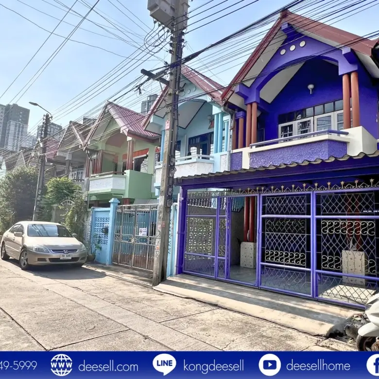 ทาวน์เฮ้าส์ สุขเจริญวิลล่า บางด้วน