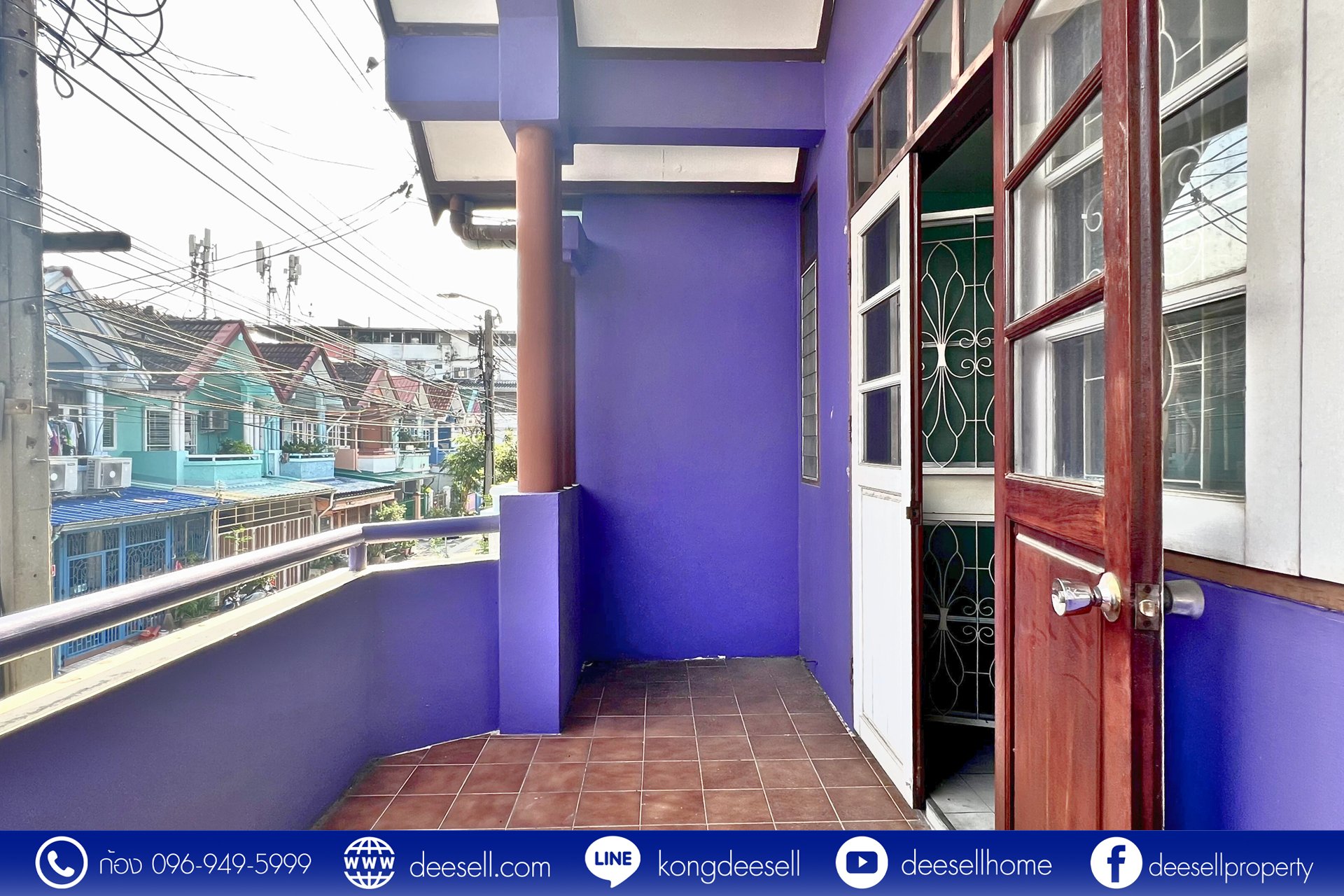 ทาวน์เฮ้าส์ สุขเจริญวิลล่า บางด้วน